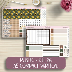 Compact Vertical, Weekly Planner Stickers, Planning, Labels, Erin Condren Life Planner, EC, Happy Planner, Functional, Plum Paper, KIT-026