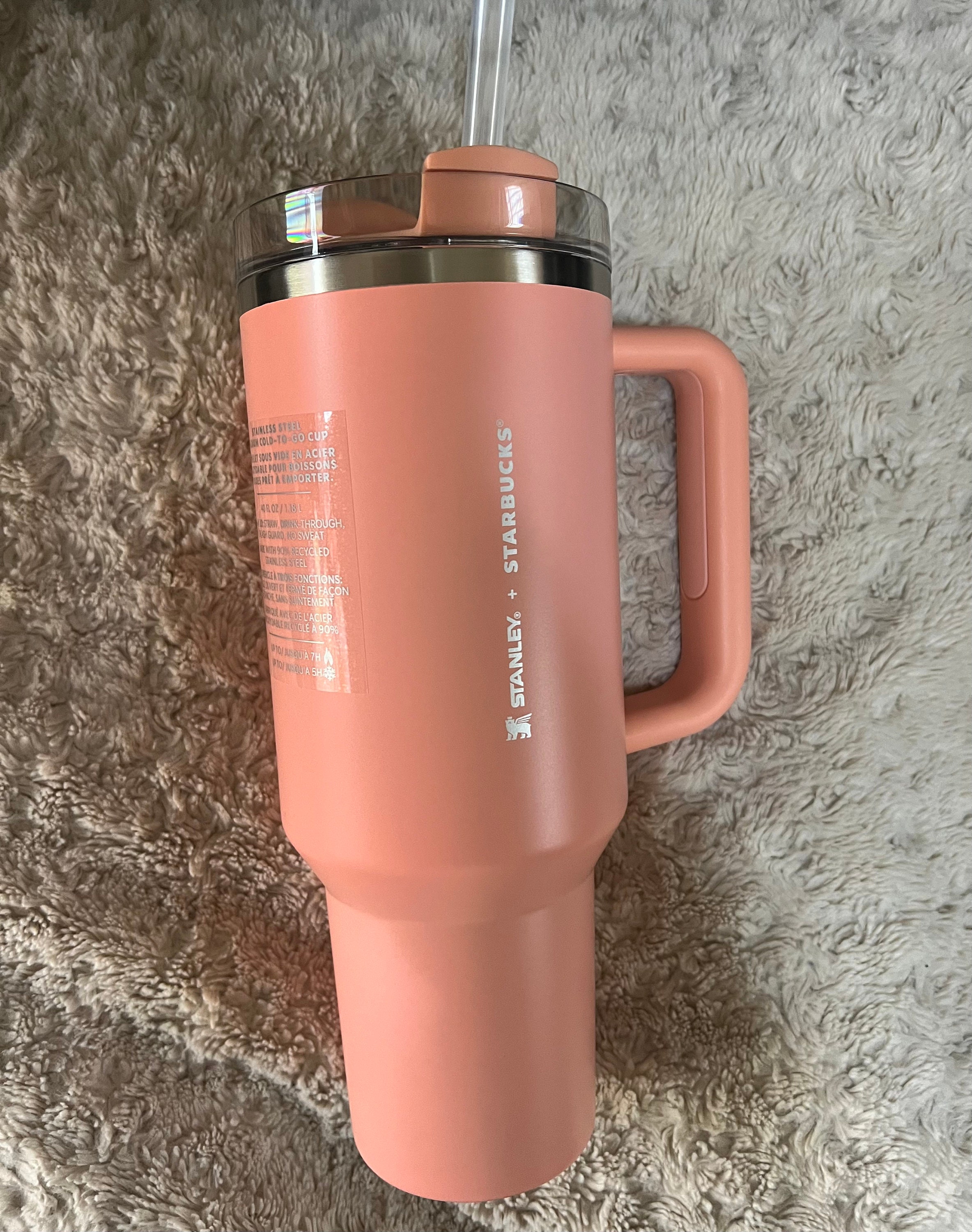 New 2023 Starbucks Stanley Stainless Steel Vacuum Quencher 40 Oz Car Hold Straw Cup Tumbler Mug 