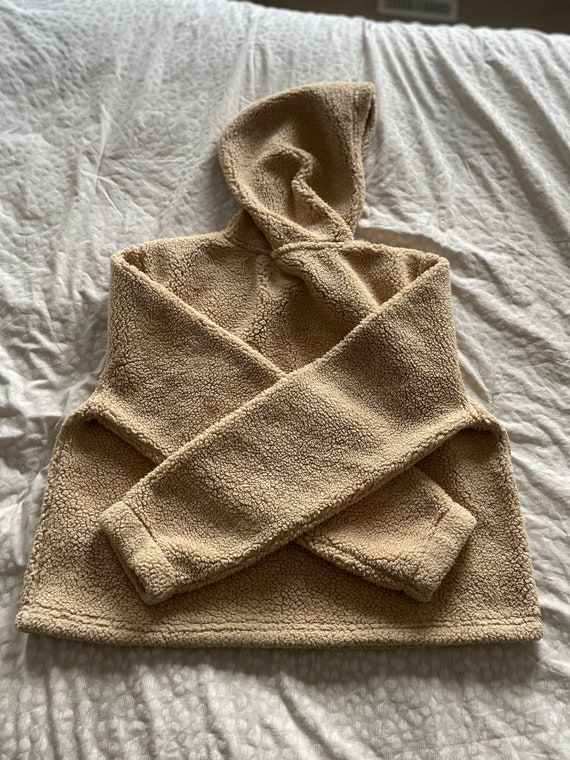 Cropped Fila Teddy Hoodie Etsy UK