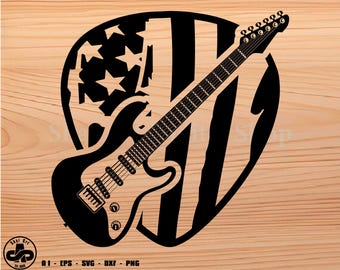 Guitar Pick US Flag | electric guitar svg, guitar svg svg, svg, png, cricut, dxf, clipart, for Commercial and Personal use