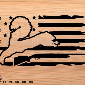 Eichhörnchen US Flagge und Schrotflinte Für kommerziellen und persönlichen Gebrauch