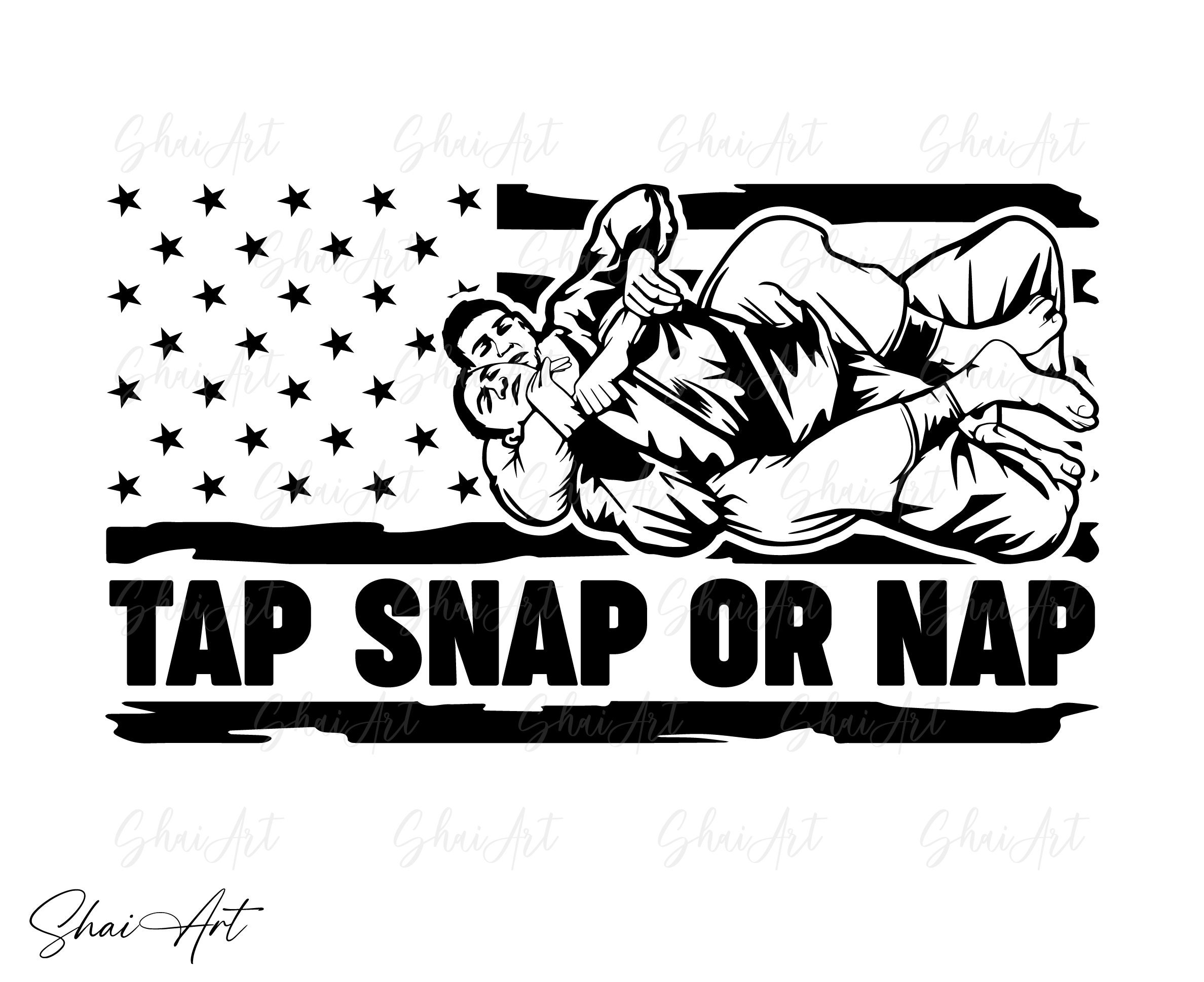 Jiu Jitsu Svg, Tap Snap or Nap US Flag Svg, Svg, Png, Cricut, Dxf