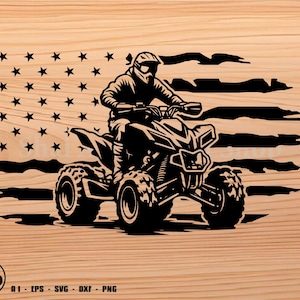 Atv ride Silhouette, atv svg, quad svg, svg, png, cricut, dxf, clipart, for Commercial and Personal use