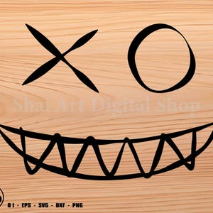 Smile svg, holloween svg, svg, png, cricut, dxf, clipart, for Commercial and Personal use