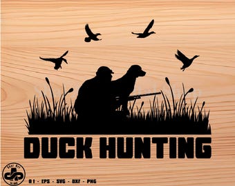 Duck hunting hunter and dog svg, hunting svg, duck hunting svg, svg, png, cricut, dxf, clipart, for Commercial and Personal use