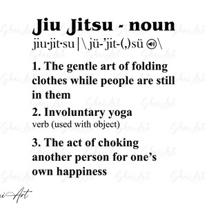 Jiu jitsu svg, jiu jitsu substantivo que significa svg, svg, png, cricut, dxf, clipart, para uso comercial e pessoal