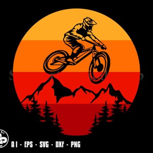 Mtb Silhouette Biker Jump, mtb svg, mtb silhouette, bike svg, svg, png, cricut, dxf, clipart, for Commercial and Personal use