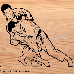 Jiu jitsu svg, jiu jitsu wrestle svg, svg, png, cricut, dxf, clipart, for Commercial and Personal use