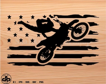 Motocross svg, Dirt Bike svg, uns Flagge svg, svg, png, Cricut, dxf, Clipart, für kommerziellen und persönlichen Gebrauch
