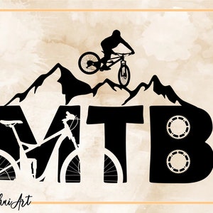 Mtb svg, biker svg, mountainbike svg, bike svg, svg, png, cricut, dxf, clipart, für kommerzielle und persönliche Nutzung