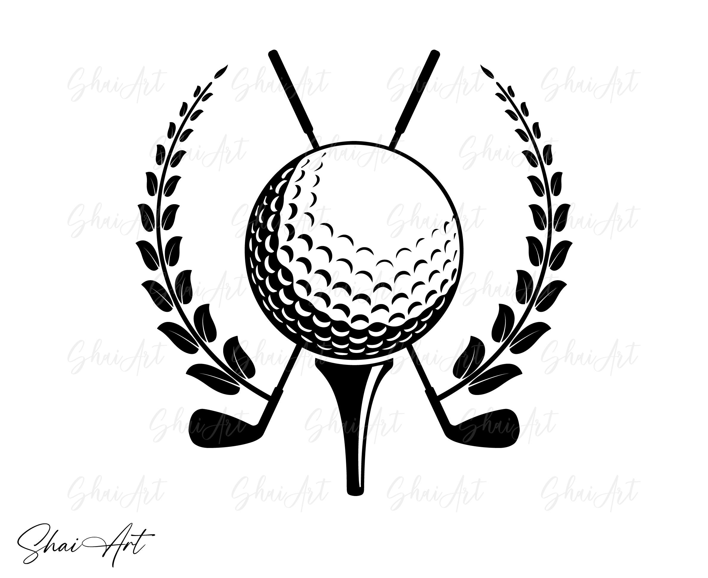 Golf Club and Ball Svg File Golf Svg Golfing Svg (Download Now) Etsy