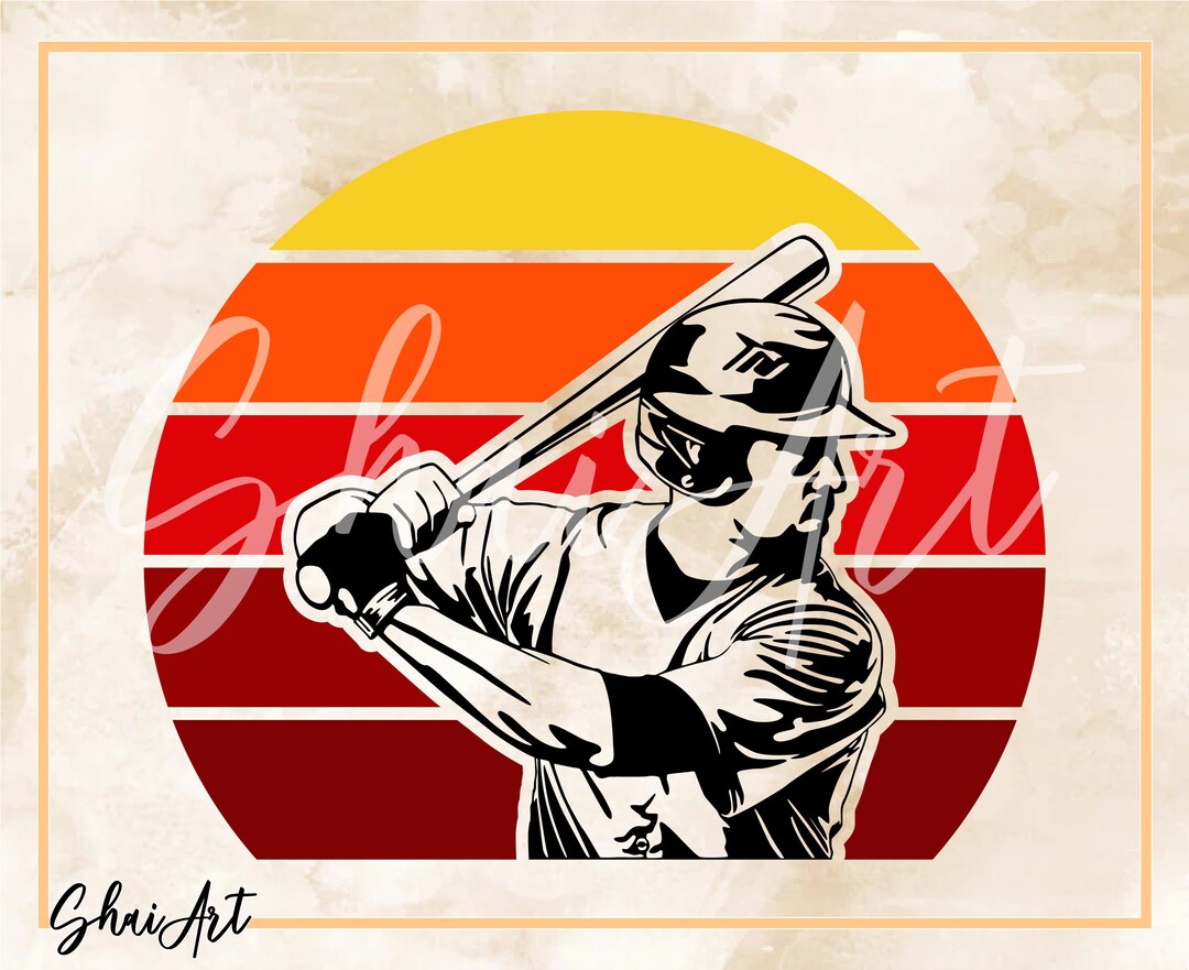 Baseball Svg, Baseball Batter Svg, Silhouette Svg, Svg, Png, Cricut