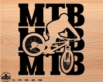 MTB biker svg, mtb svg, bike svg, svg, png, cricut, dxf, clipart, for Commercial and Personal use