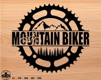 Mountain Biker - Mtb svg, biker svg, bike svg, svg, png, cricut, dxf, clipart, for Commercial and Personal use