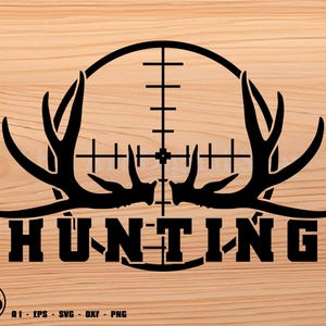 Hunting svg, Hunting Deer Rack, deer svg, deer hunting svg, svg, png, cricut, dxf, clipart, for Commercial and Personal use