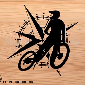 Mtb Biker Kompass SVG-Datei, Mtb svg, Fahrrad svg, Biker svg, svg, png, Cricut, dxf, Clipart, für kommerziellen und persönlichen Gebrauch