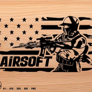Airsoft US Flag svg, airsoft  svg, paintball svg, svg, png, cricut, dxf, clipart, for Commercial and Personal use