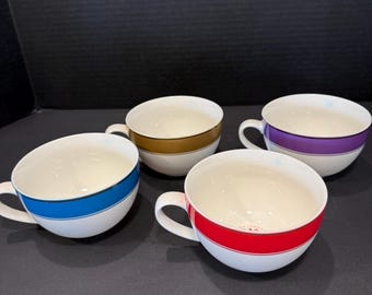 Starbucks 2006 Set Of 4 12 Oz Mugs Holiday Collection Complete Set