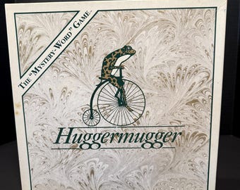 Huggermugger Mystery Word Board Game Golden Vintage 1989
