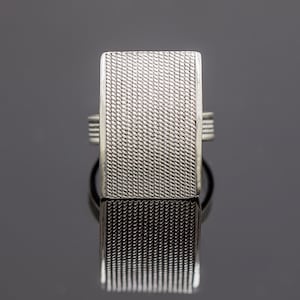 925 Sterling Silver Handcrafted Filigree Ring - Adjustable Size