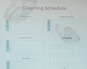 Lista de tarefas e lista de limpeza