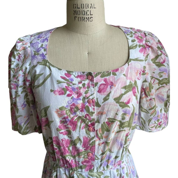 Vintage Willi of California Floral Cotton Fit & F… - image 2