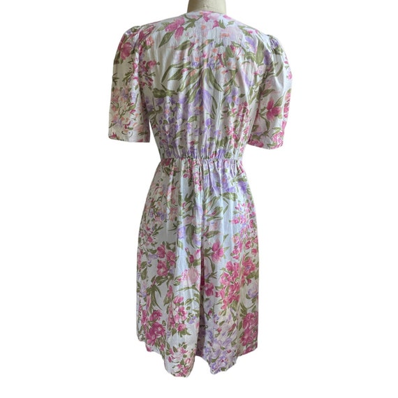 Vintage Willi of California Floral Cotton Fit & F… - image 4