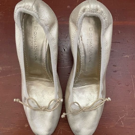 donna karan ballet flats