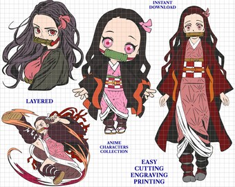 demon slayer print etsy
