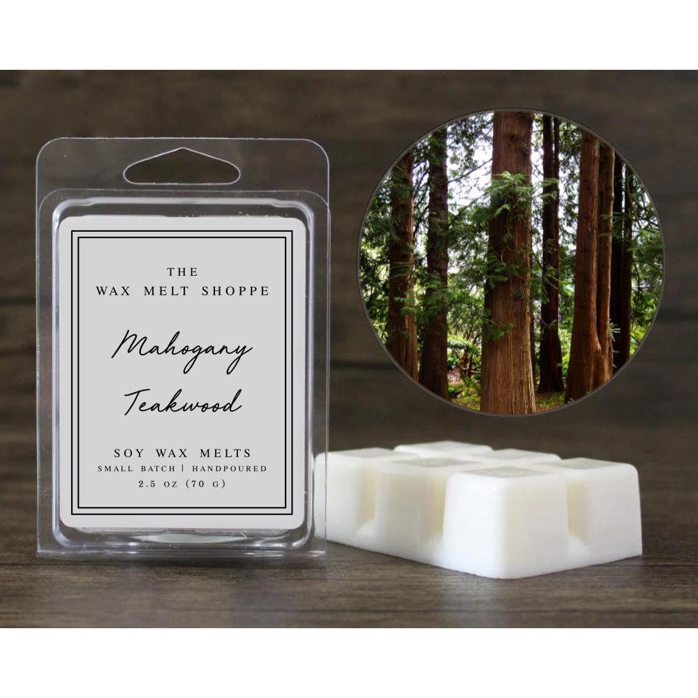 Mahogany Teakwood Wax Melts – CharlartsCrafts