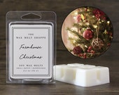 Farmhouse Christmas Christmas Wax Melts Soy Wax Melts Scented Wax Melts Strong Wax Melts Handmade Wax Melts for Warmer