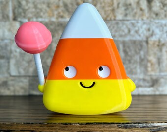Lollipop Candy Corn Character Figurine Halloween Decoration