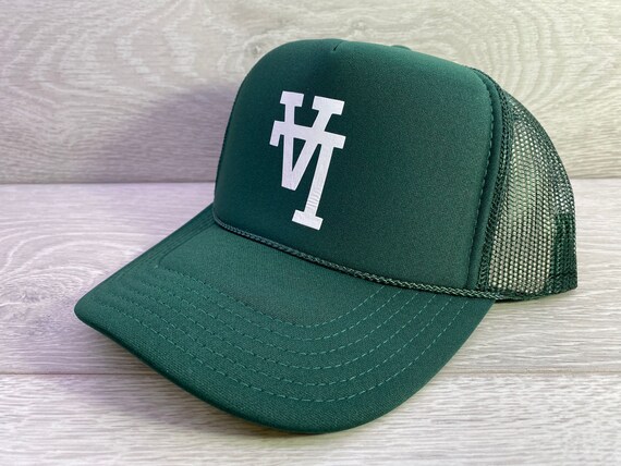 Logo Dark Green Trucker Hat Cap 