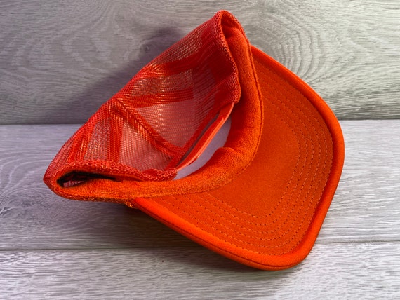 305 Orange Trucker Hat Cap Snapback 