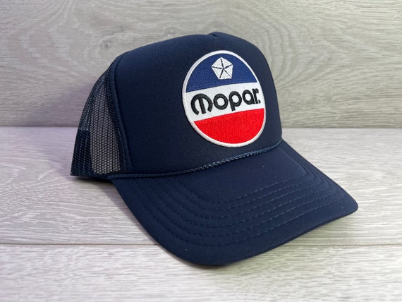 Blue Trucker Hat Cap Snapback Adult 