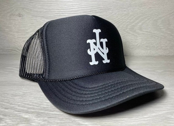Logo Black Trucker Hat Cap - Etsy