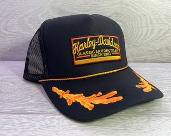 Vintage Harley Davidson chapeau des 