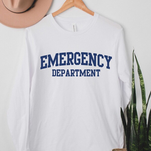 Emergency Department Shirt - Emergency Medicine Emergency Nurse Match Day Gift Residency Graduation EMT Gift Paramedic Gift Emergency RN MD