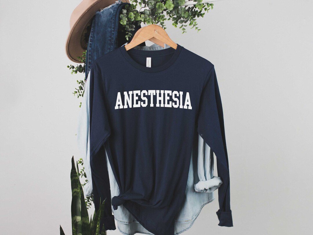 Anesthesia T Shirt Anesthesia Gift Anesthesia Match Day Match Etsy