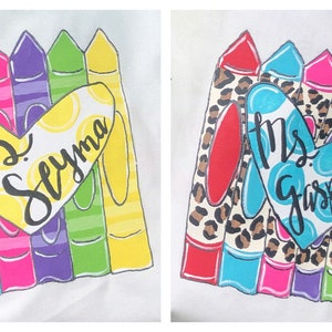 Crayons Door Hanger, Door Hanger, Classroom Door Hanger, Teacher Door Hanger, School Door Hanger, Crayons Attachment