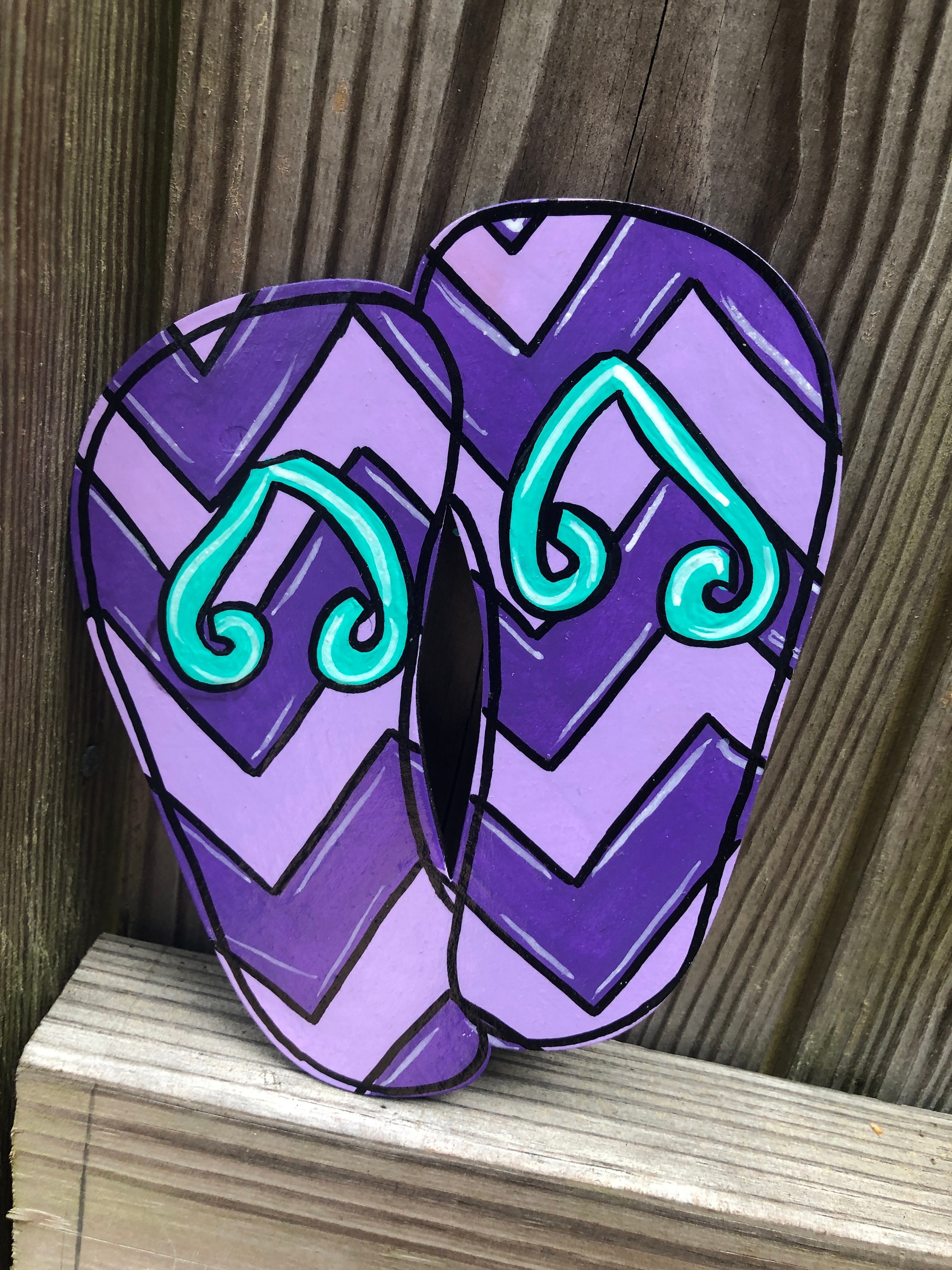 Flip Flops Door Hanger, Spring Door Hanger, Summer Door Hanger, Flip ...
