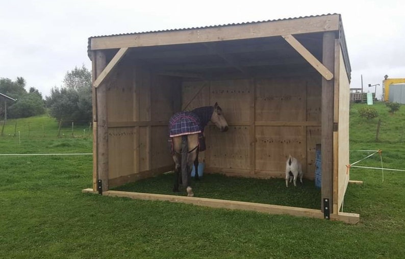 DIY Horse Shelter Plans Etsy