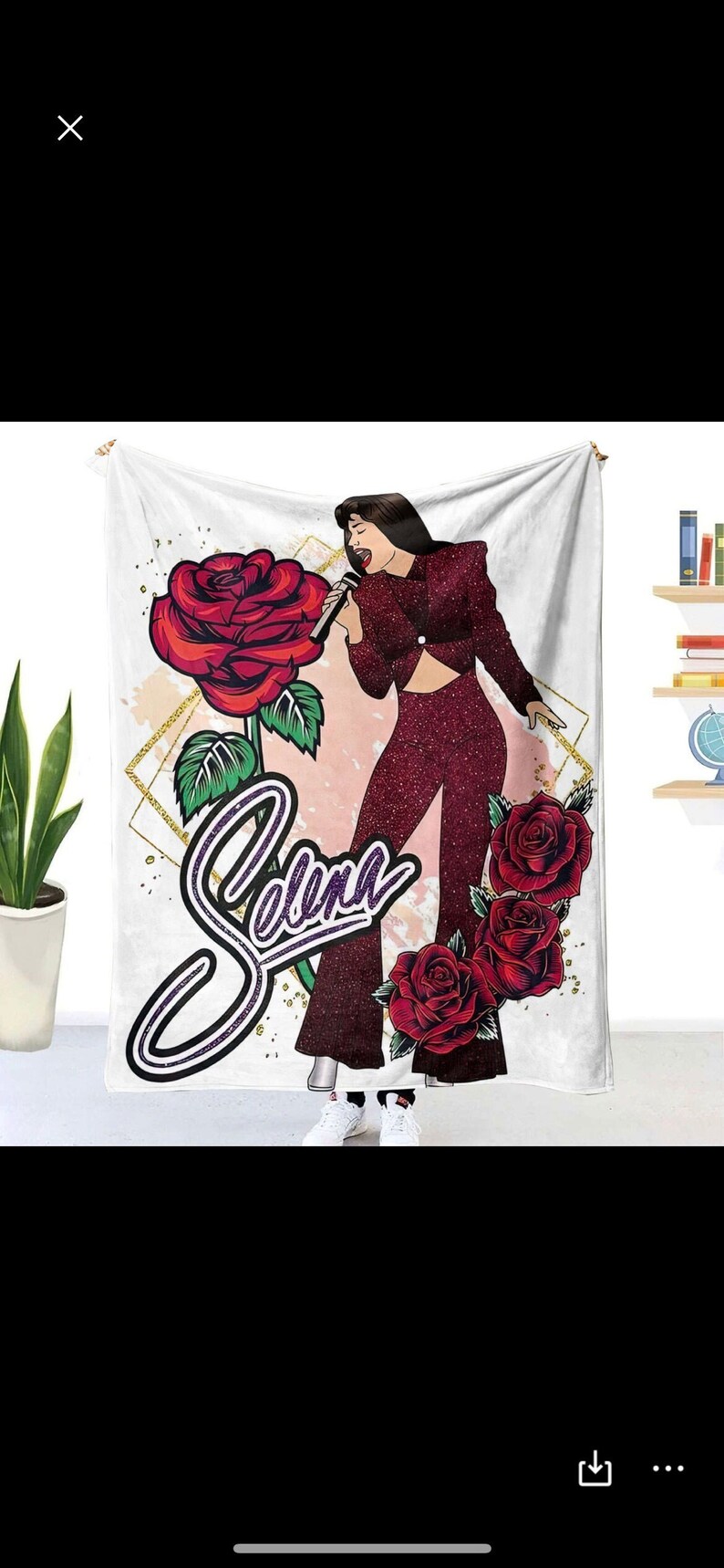 Selena Quintanilla Blanket Etsy