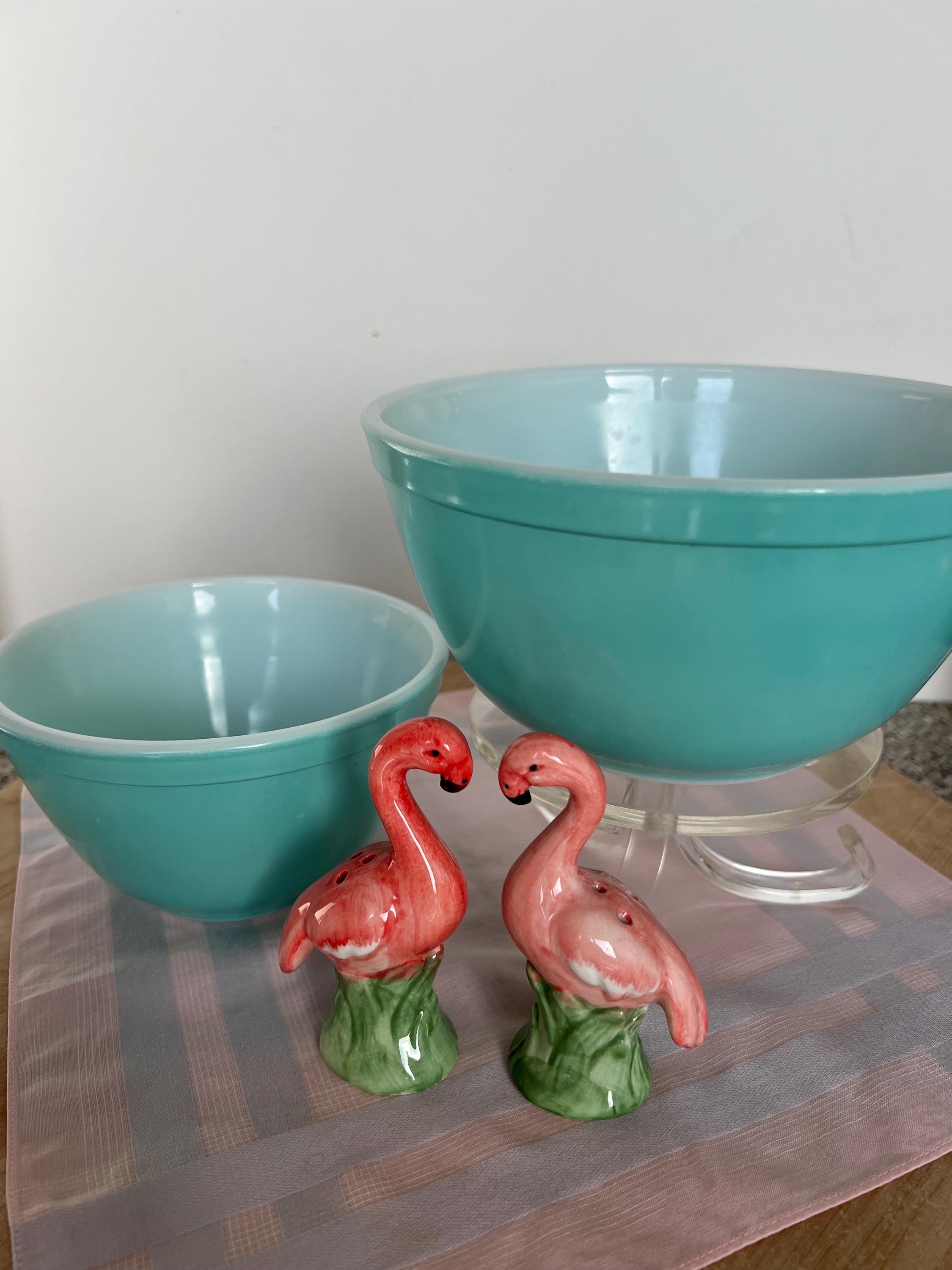 ヴィンテージ パイレックス ミキシング ボウル ターコイズ - Etsy 日本