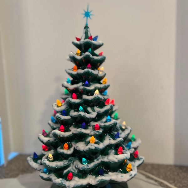 Vintage ceramic christmas tree