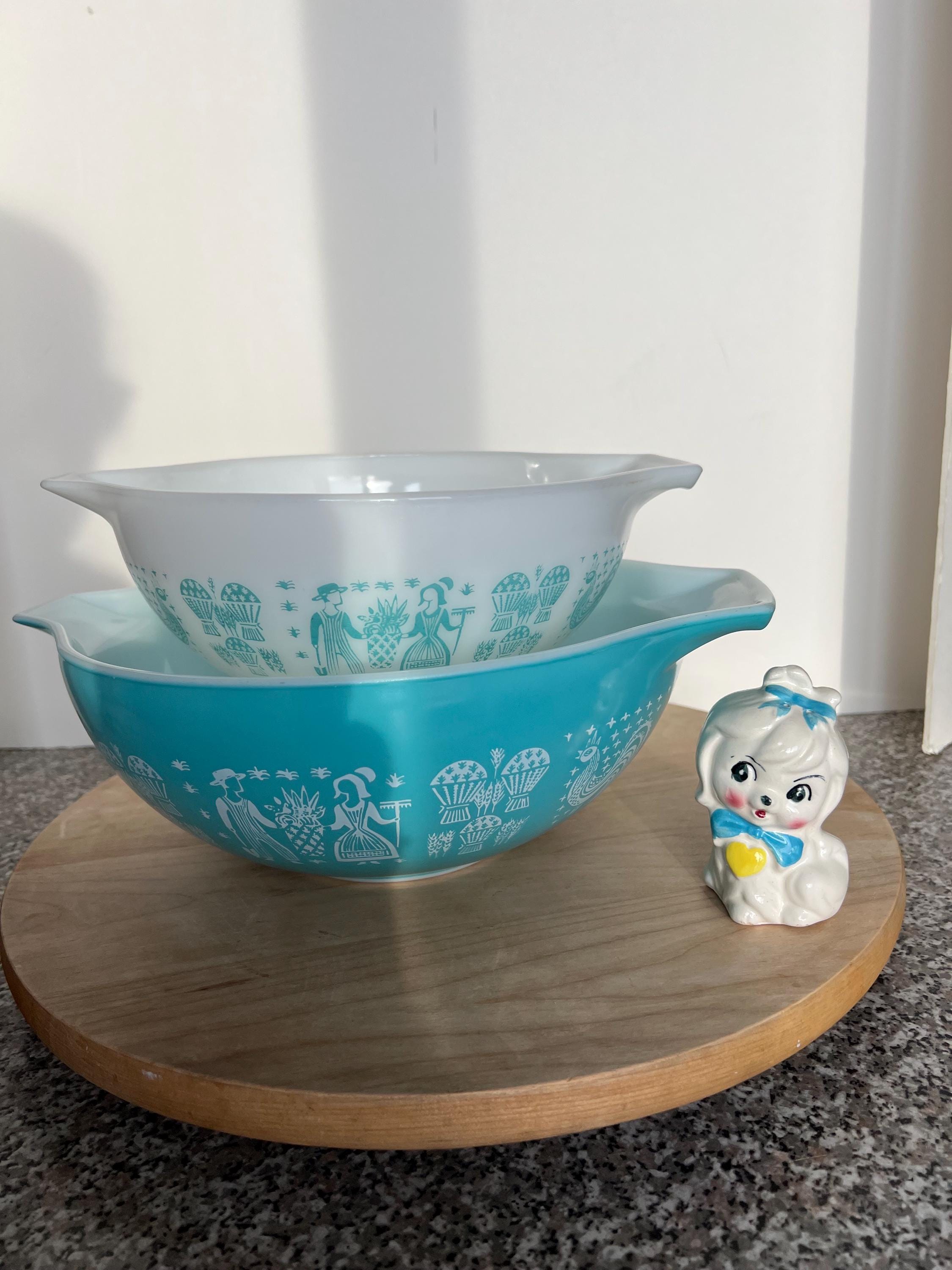 Pyrex Butterprint Set Vintage Pyrex Butterprint Set the 2 - Etsy