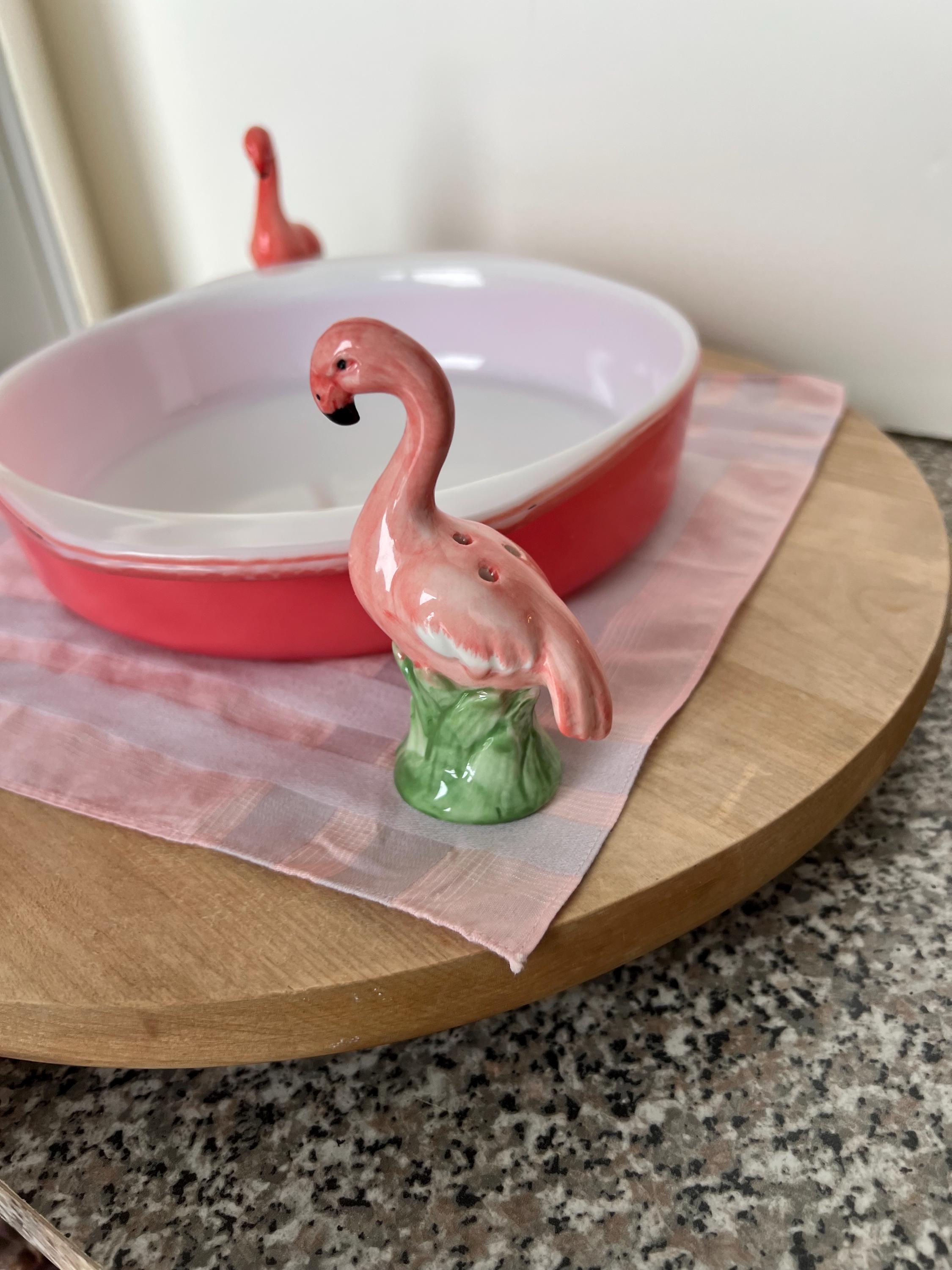 ヴィンテージ パイレックス フラミンゴ ピンク 1940 - Etsy 日本