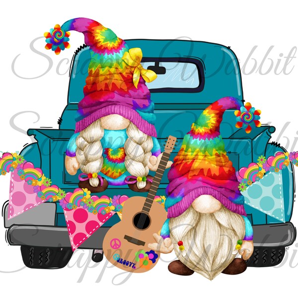 Digital Design, PNG File, Download, Sublimation Digital File, Printable Design, Gnome, Gnomes, Hippy, Peace, Love, Gypsy Soul, Gypsy, Groovy