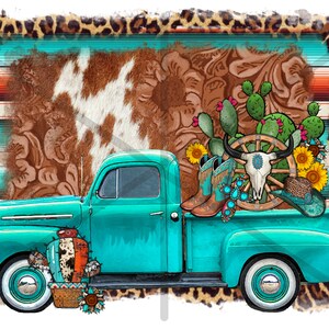 Design digitale, file PNG, download, sublimazione, file digitale, PNG, design stampabile, western, ranch, fattoria, camion d'epoca, campagna