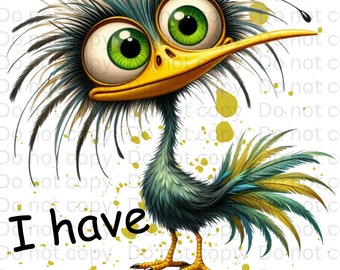 Digital Design, PNG File, Download, Sublimation Digital File, PNG, Printable Design, Farm Animal, Rooster, Apparently I have Attitude